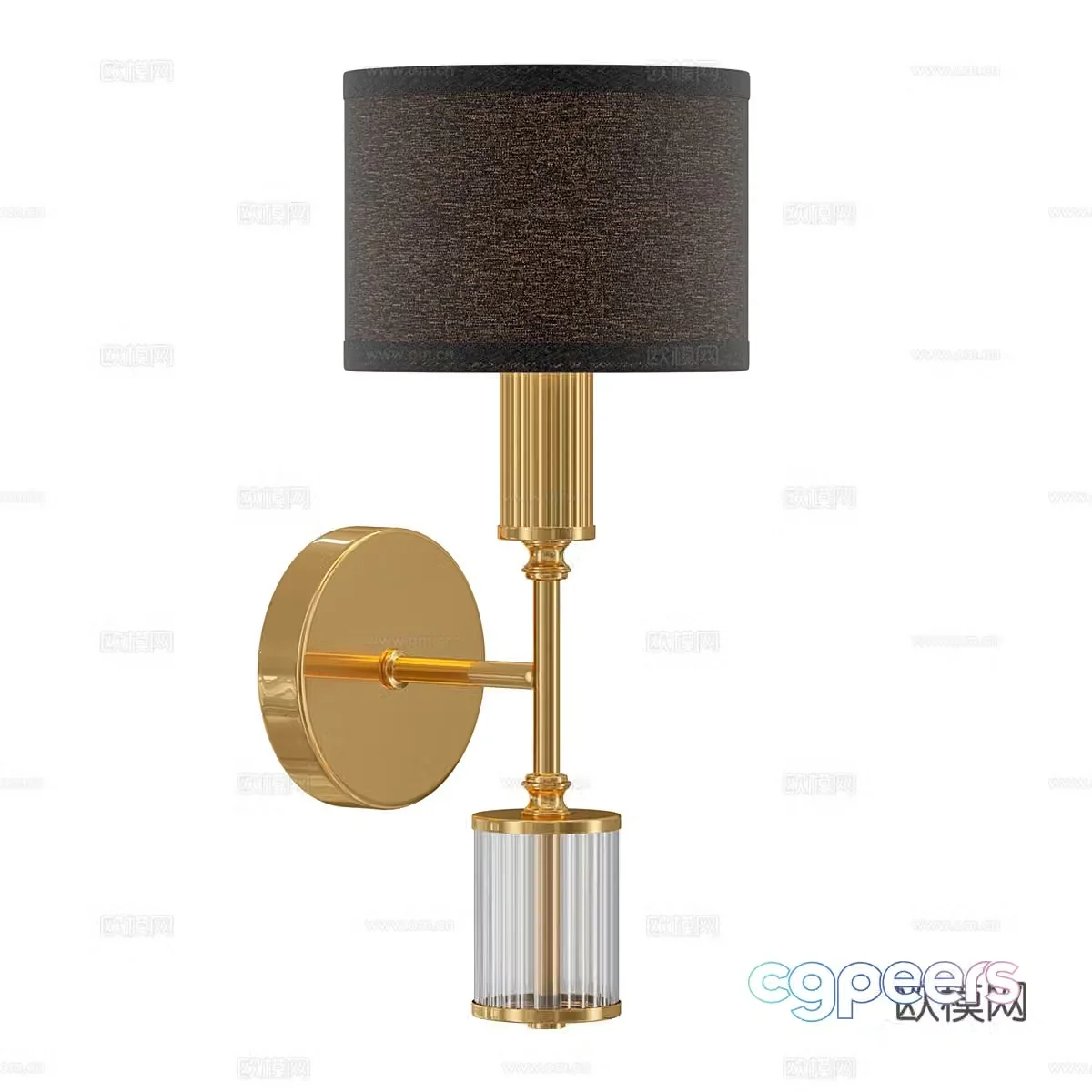 Modern simple and light luxury wall lamp wall lamp simple wall lamp decorative wall lamp 3d model