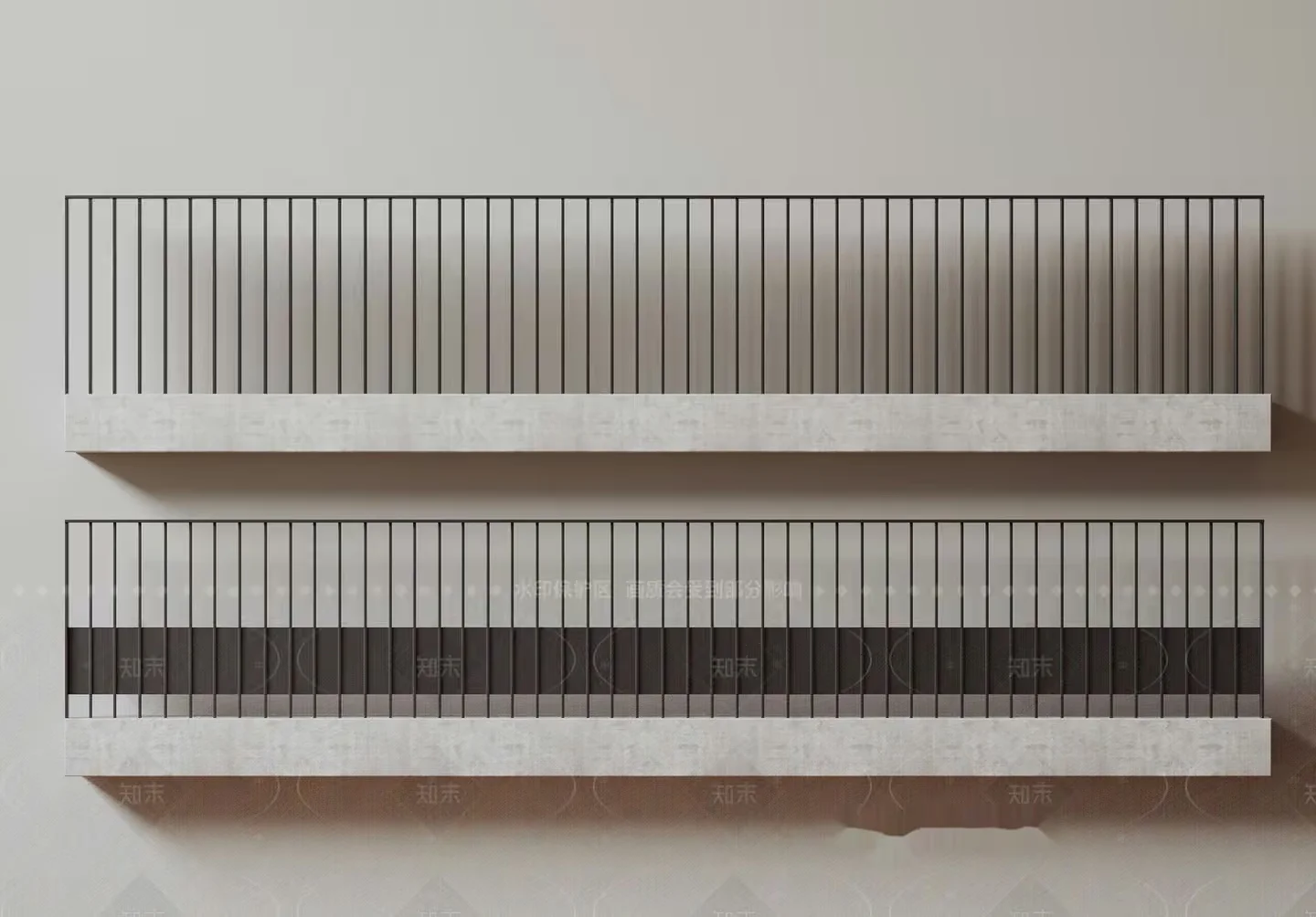 Modern Minimalist Shelving 3D Model – 14271 – VRAY Render