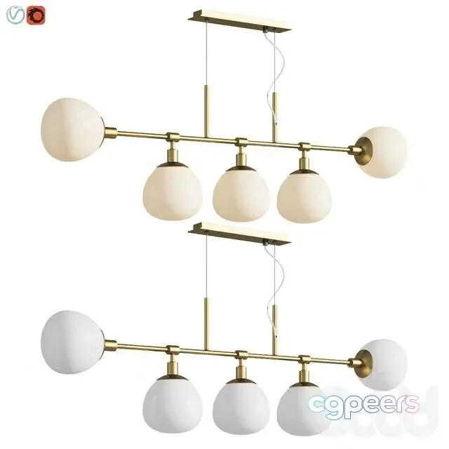3ds Max Free – Chandelier Suspension Light Erich Maytoni Modern