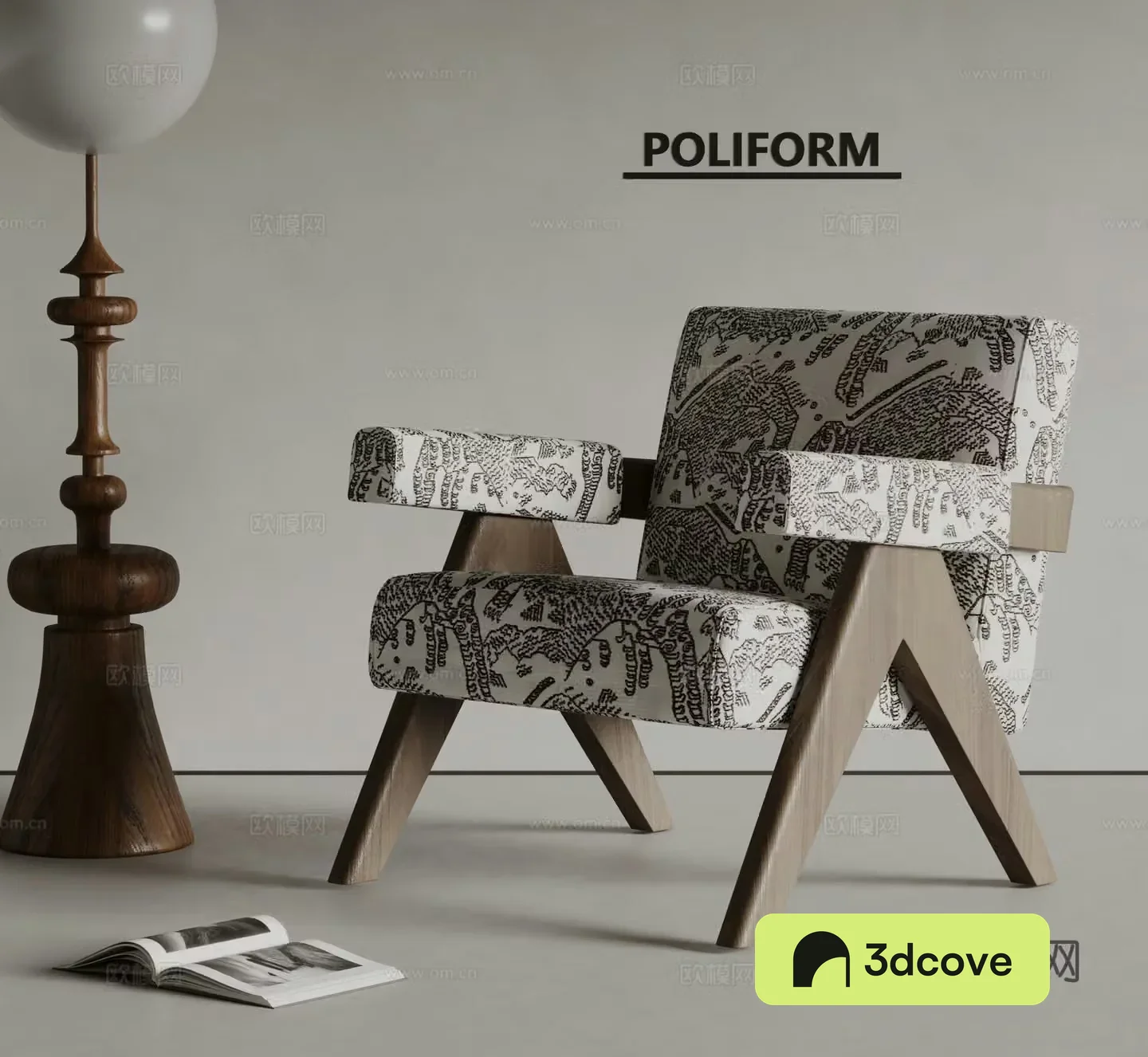 Wabi-sabi chair leisure chair