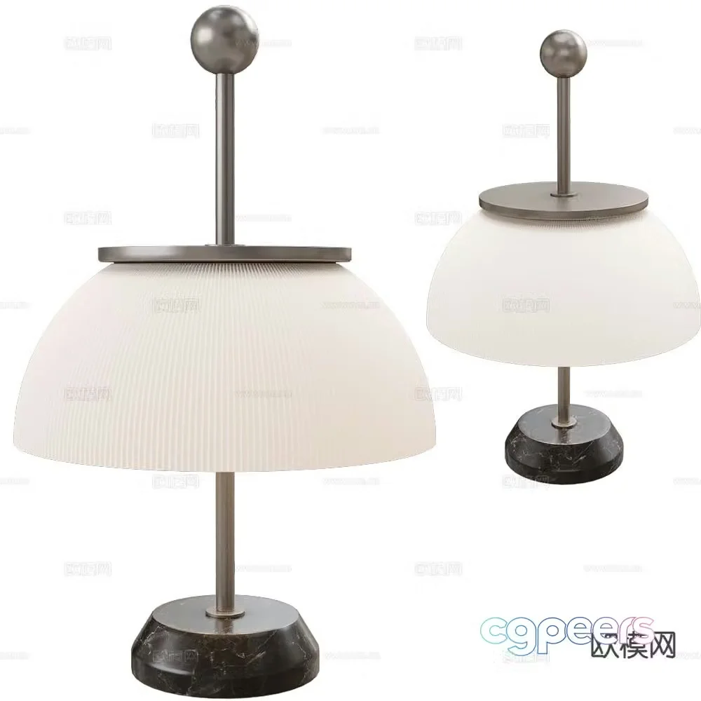 Artemide desk lamp 3d model