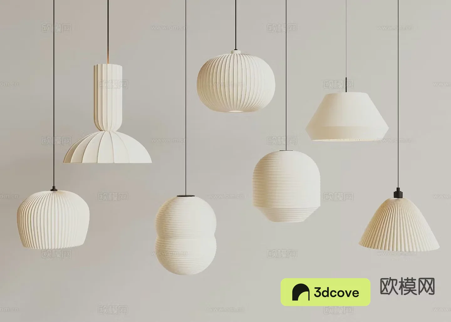 Wabi-sabi style chandelier