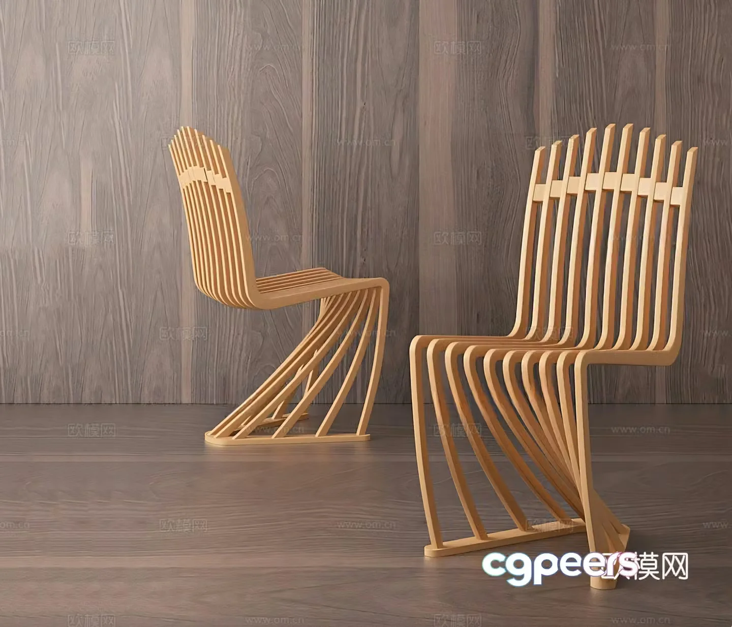 Single chair negotiation chair leisure chair 3d model