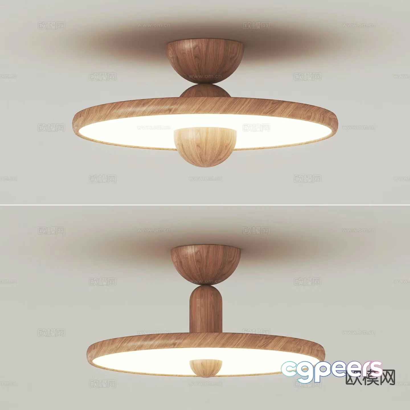 Medieval style ceiling lamp 3d model