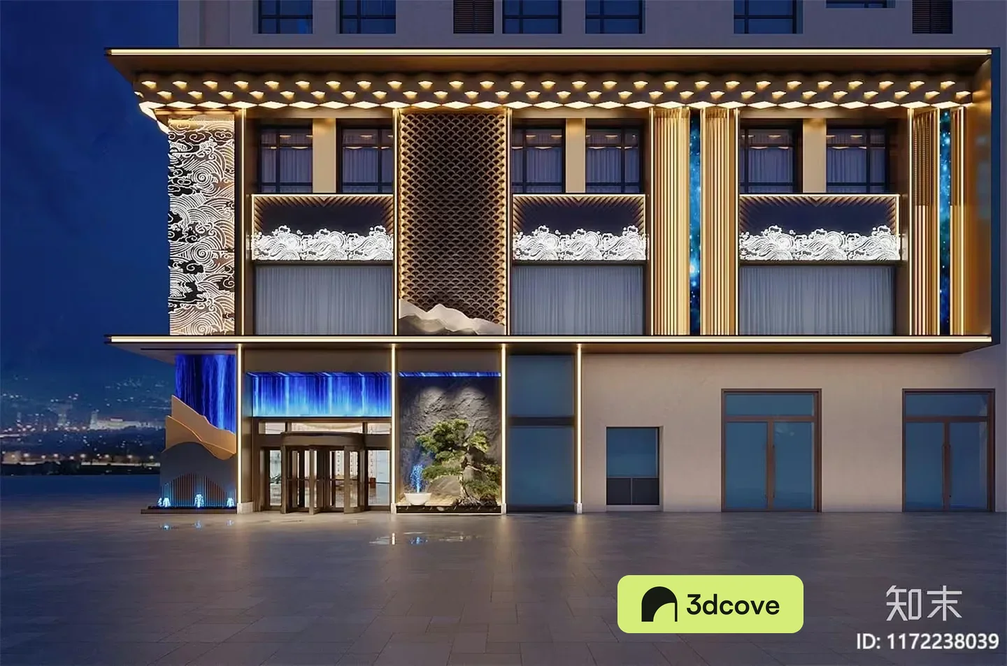 A Building With A Unique Facade