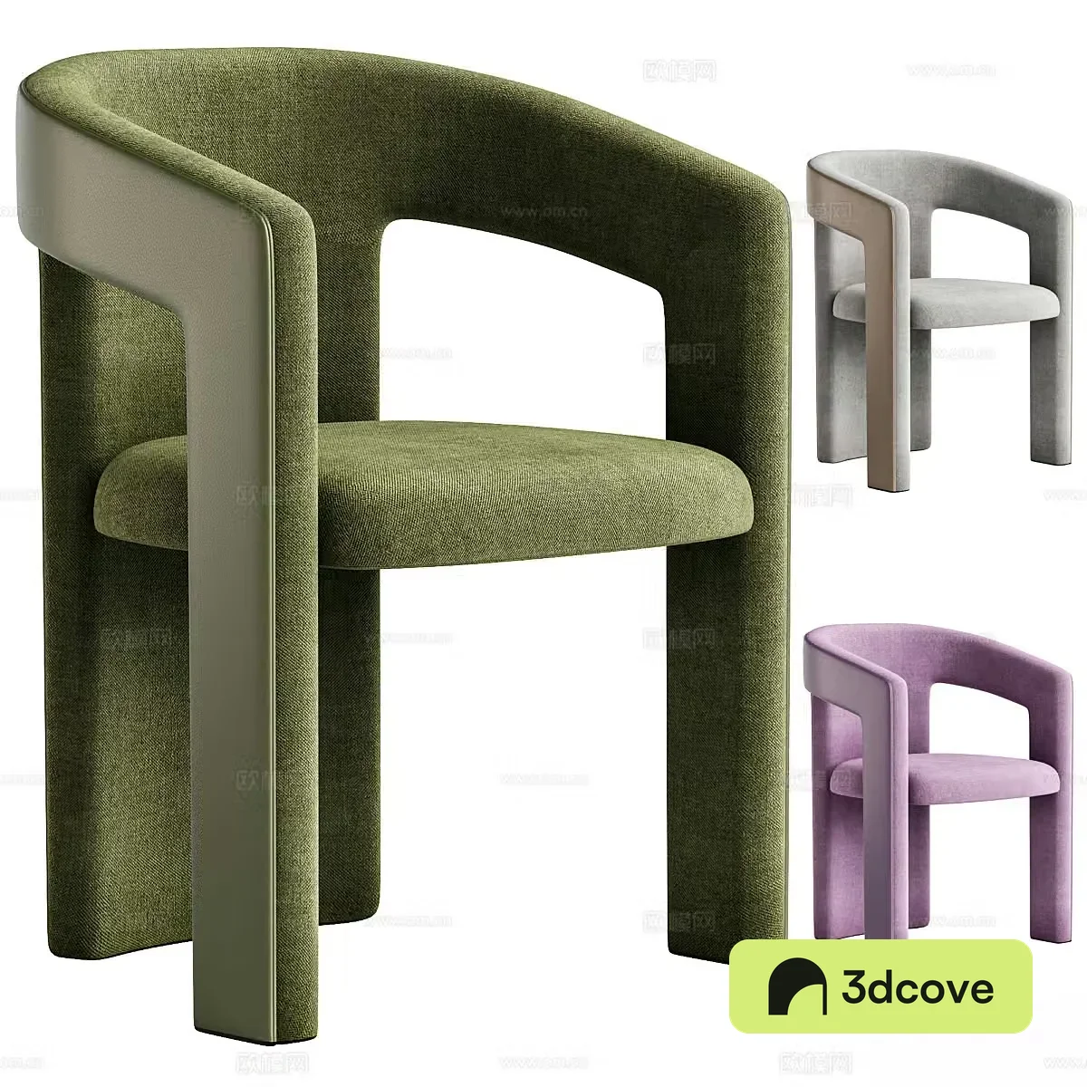 Modern cream style casual chair
