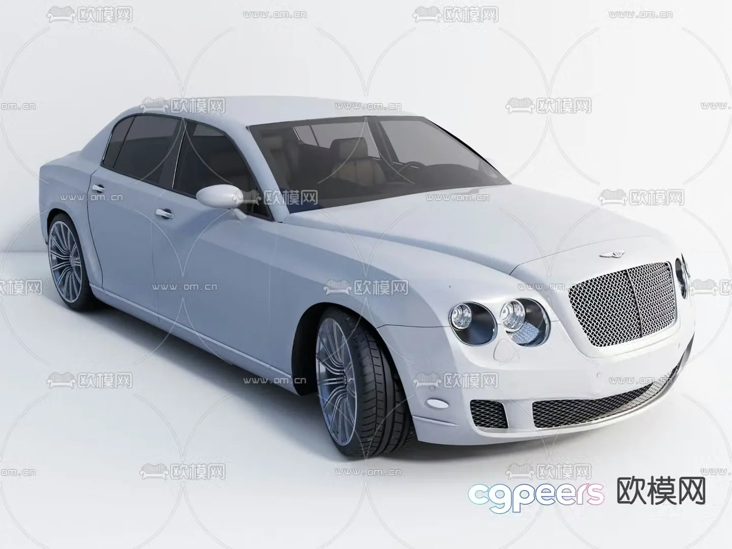 Modern Bentley car 3d model