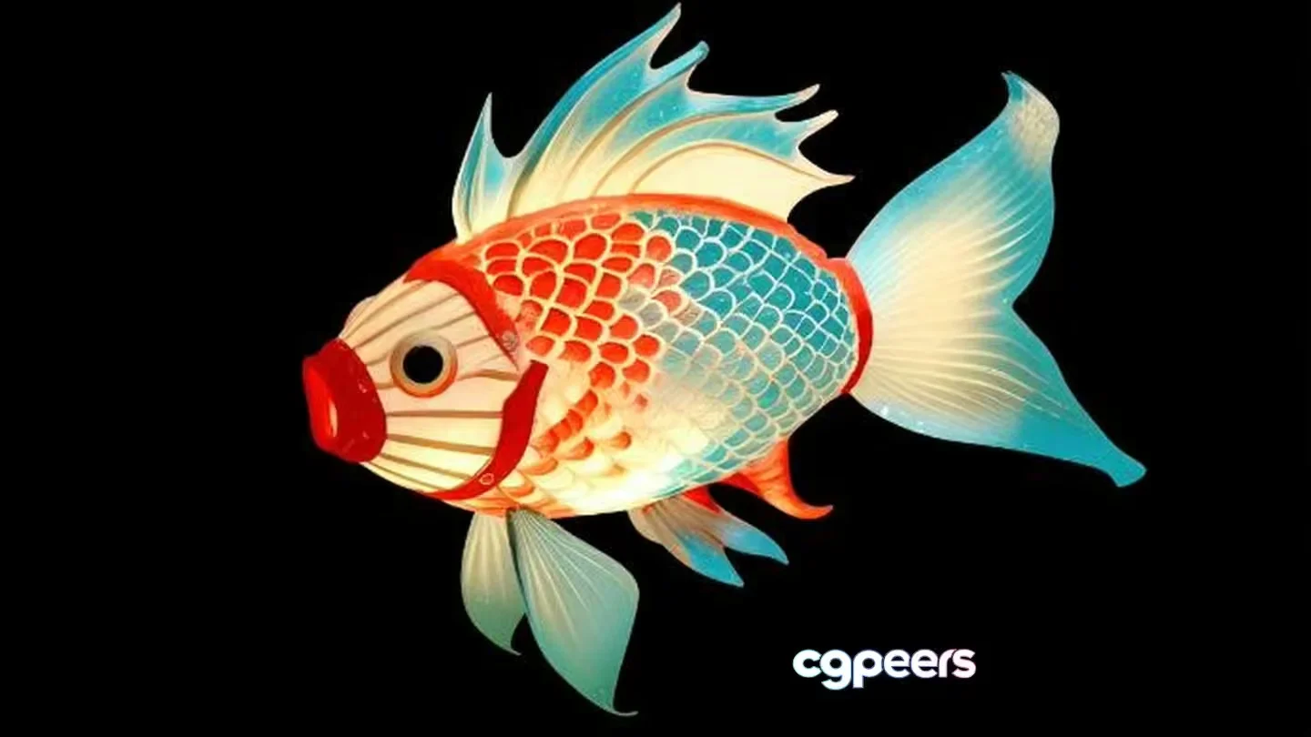 A Decorative Fish 3D Model – 17334 – VRAY Render
