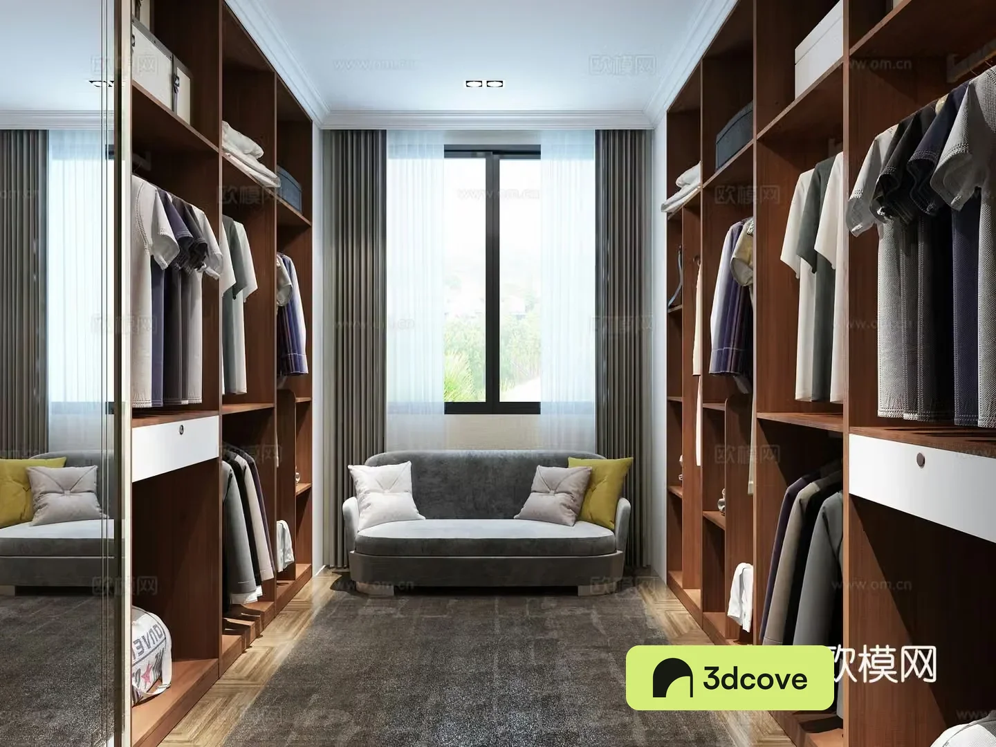 Modern cloakroom