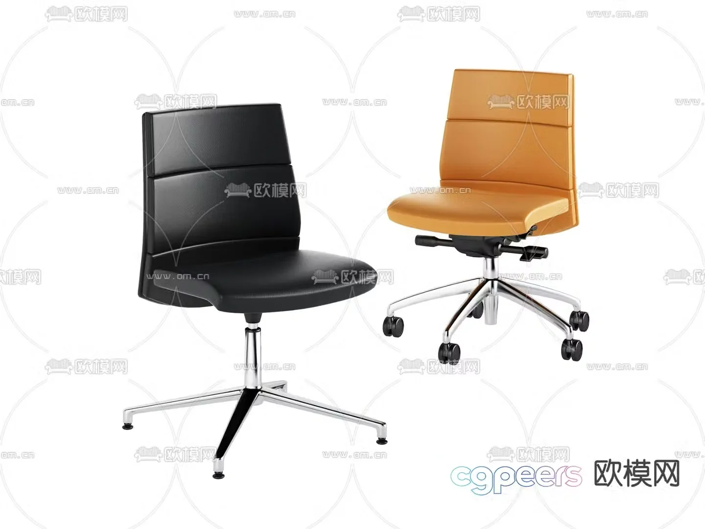 Office chair staff chair shift chair 3d model