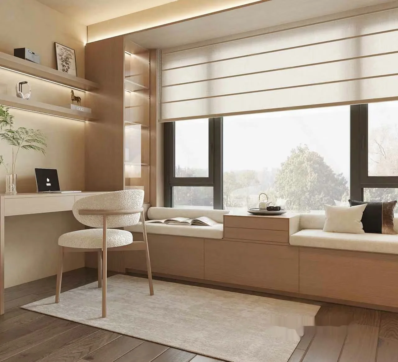 Modern Minimalist Room 3D Model – 13294 – VRAY Render