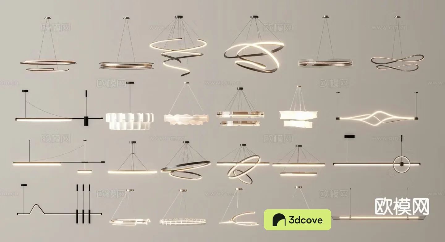 Modern chandelier decorative lamp artistic lamp