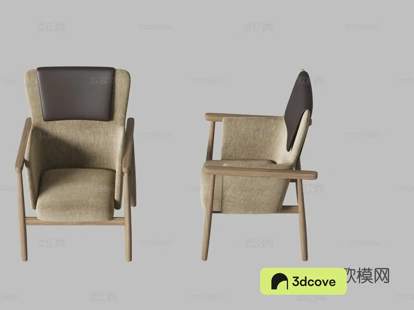 Nordic restaurant chair study chair