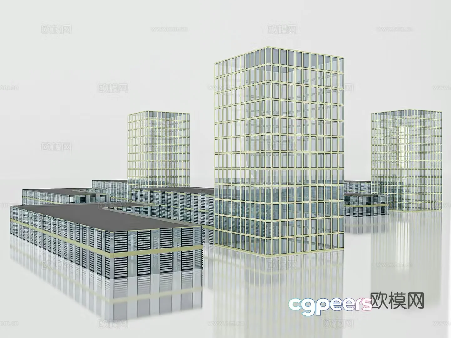 Office building 3d model