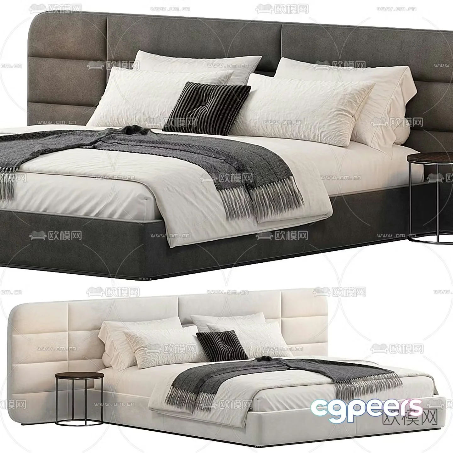 MISSANA double bed 3d model