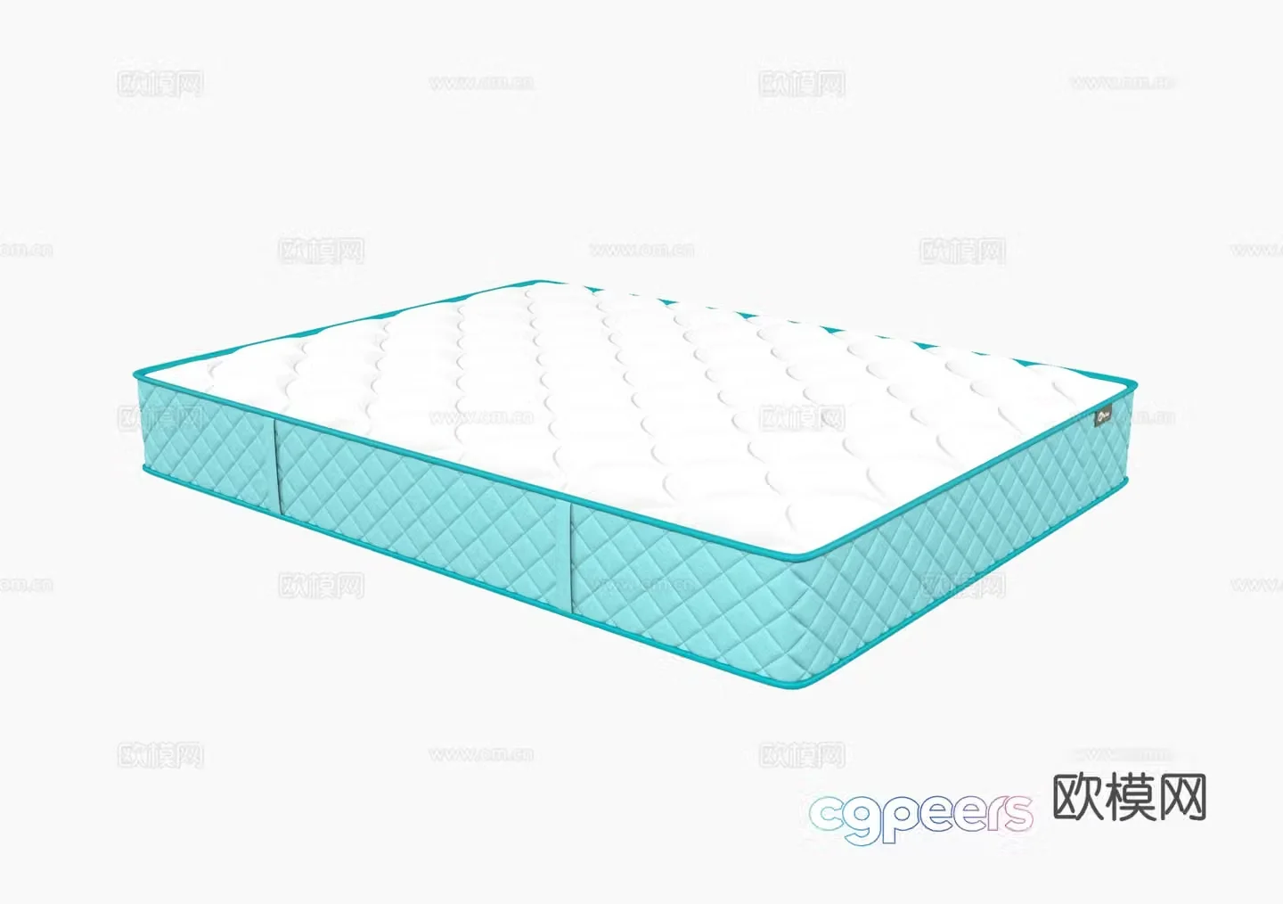 Modern minimalist mattress 3d model