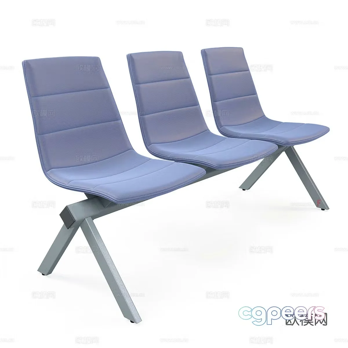 Public chair 3d model