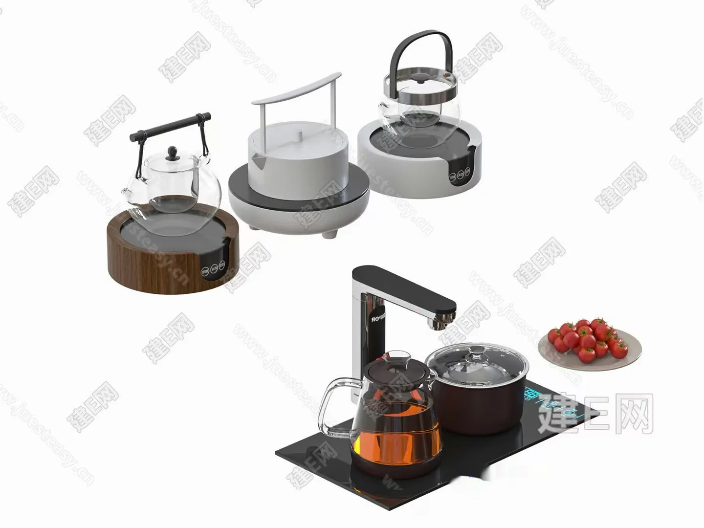 Kitchen Appliances 3D Model – 8552 – VRAY Render