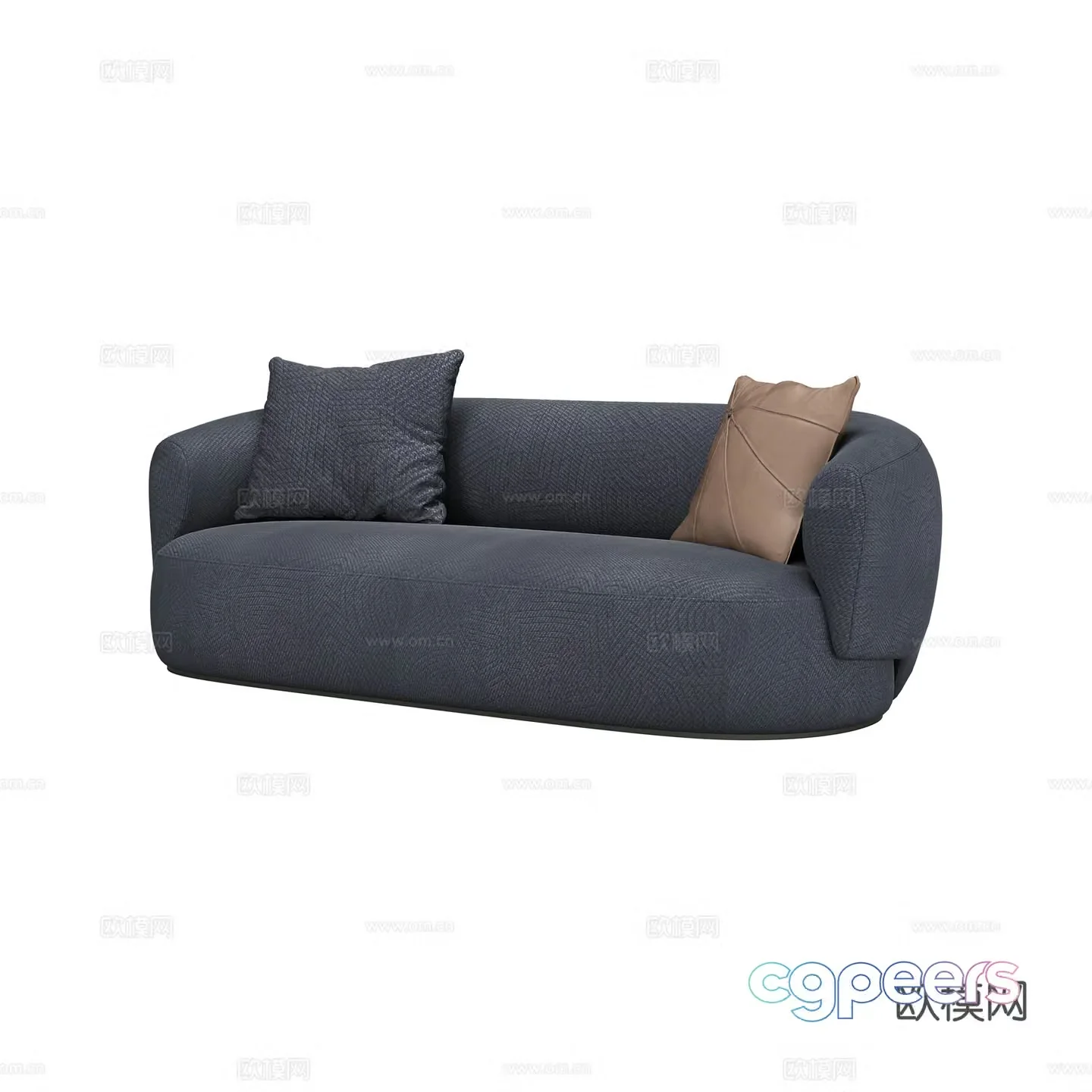 Modern love sofa 3d model
