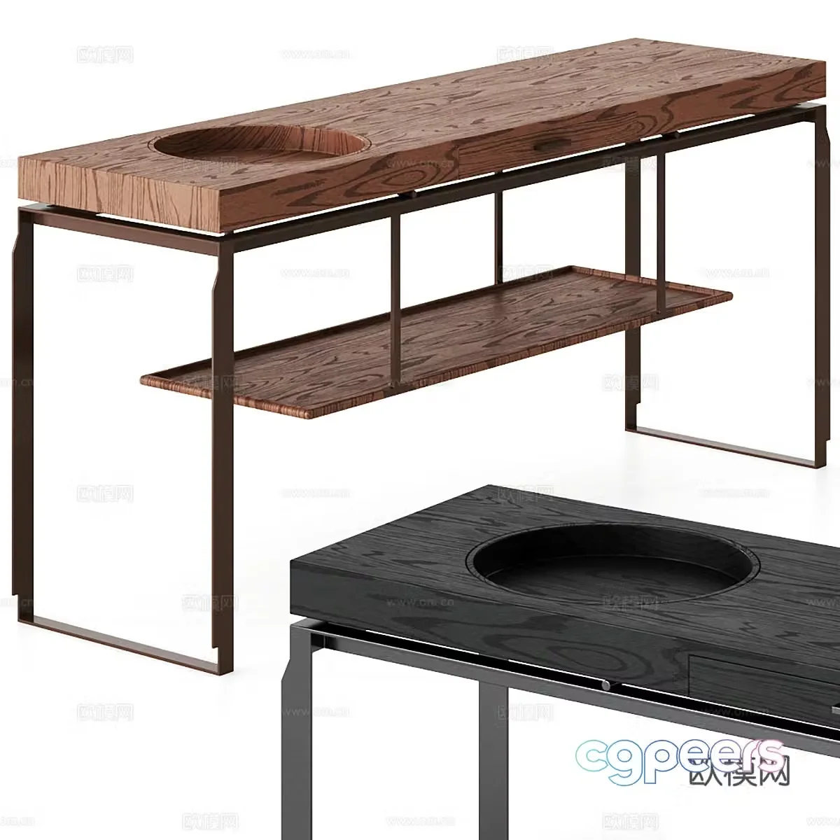 Italian end viewing platform 3D model
