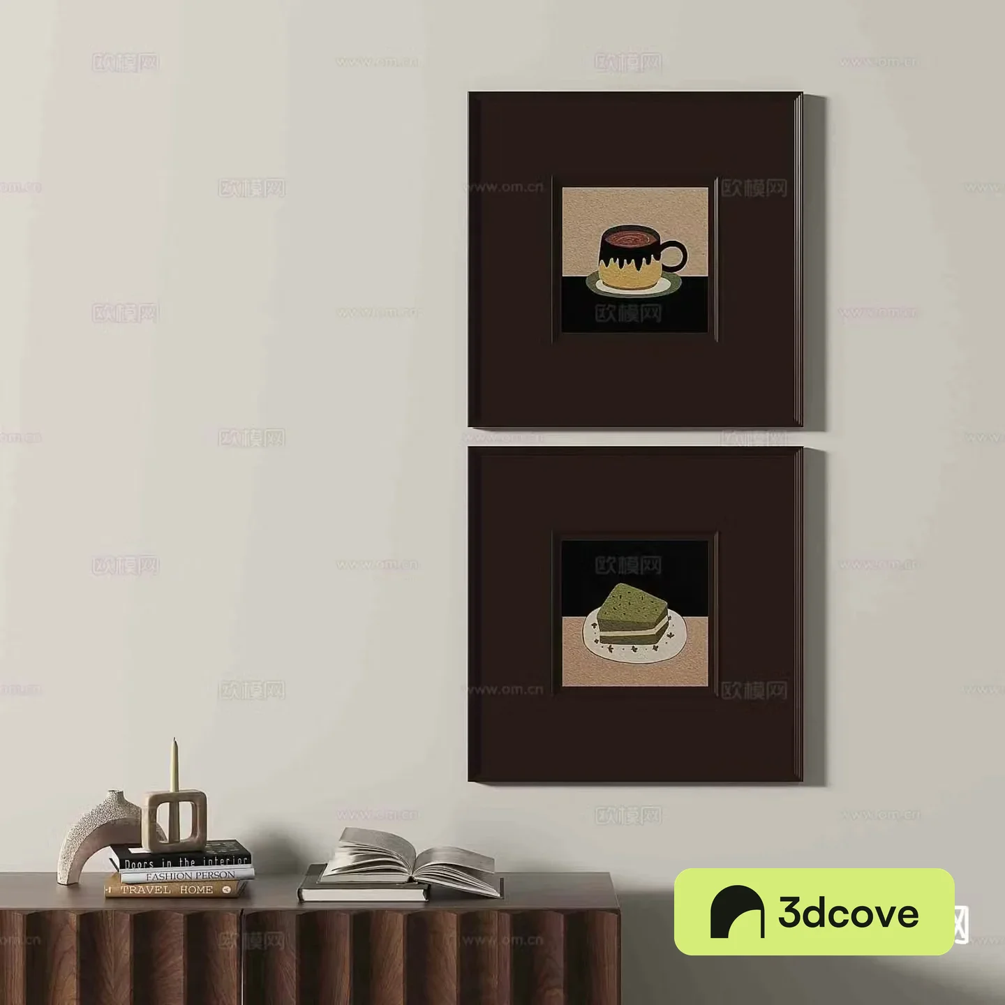 Wabi-sabi retro hanging painting art painting decorative painting