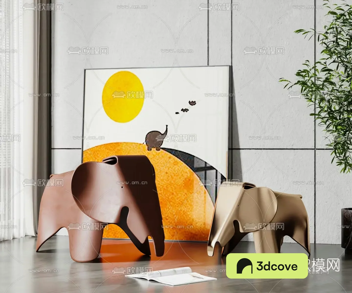 Modern animal children’s chair