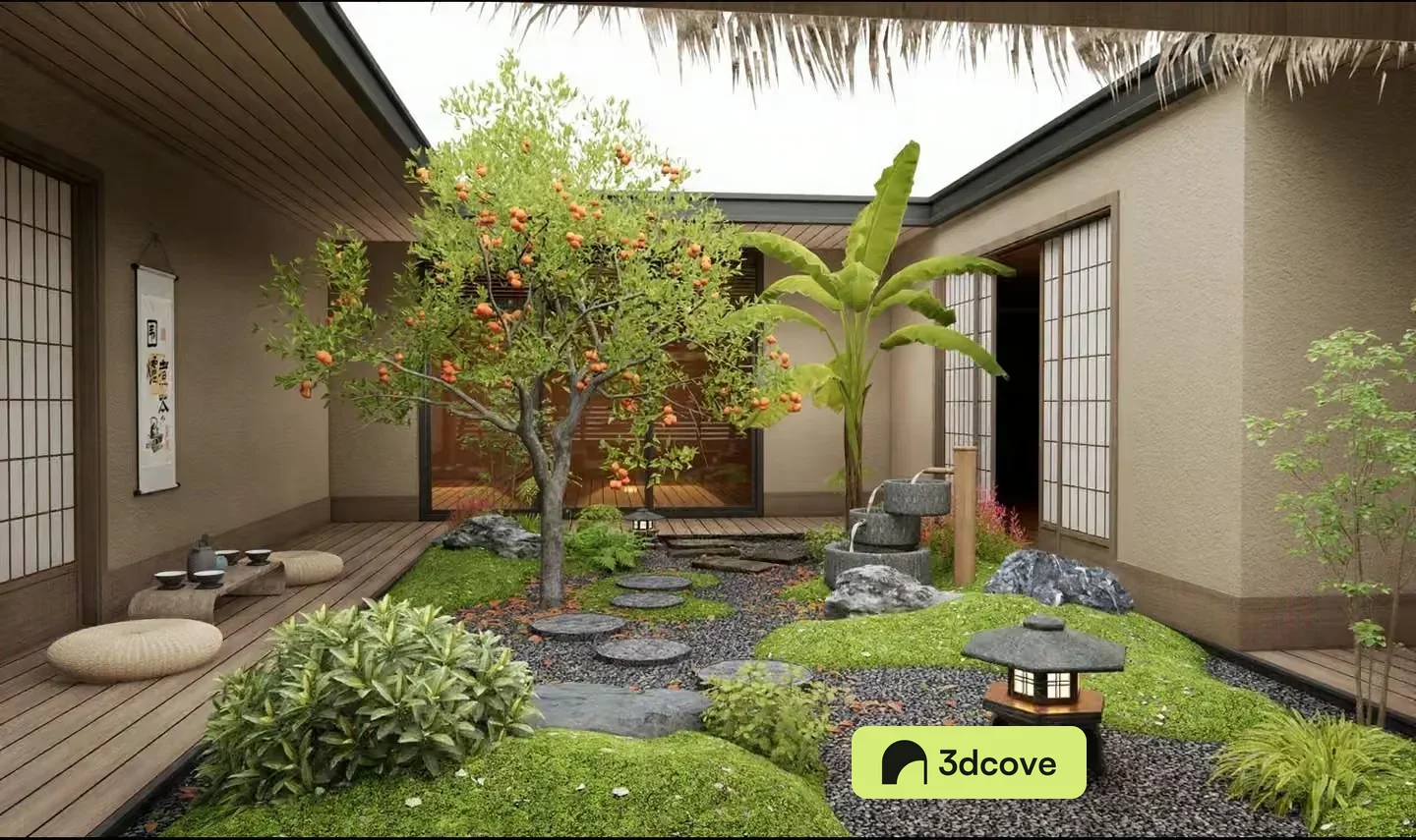 Japanese Courtyard Garden