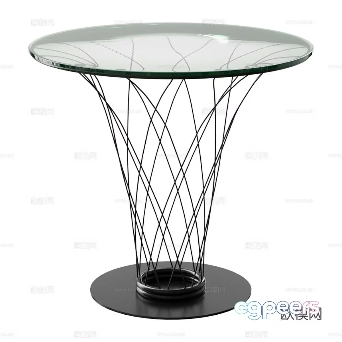 Round table 3d model
