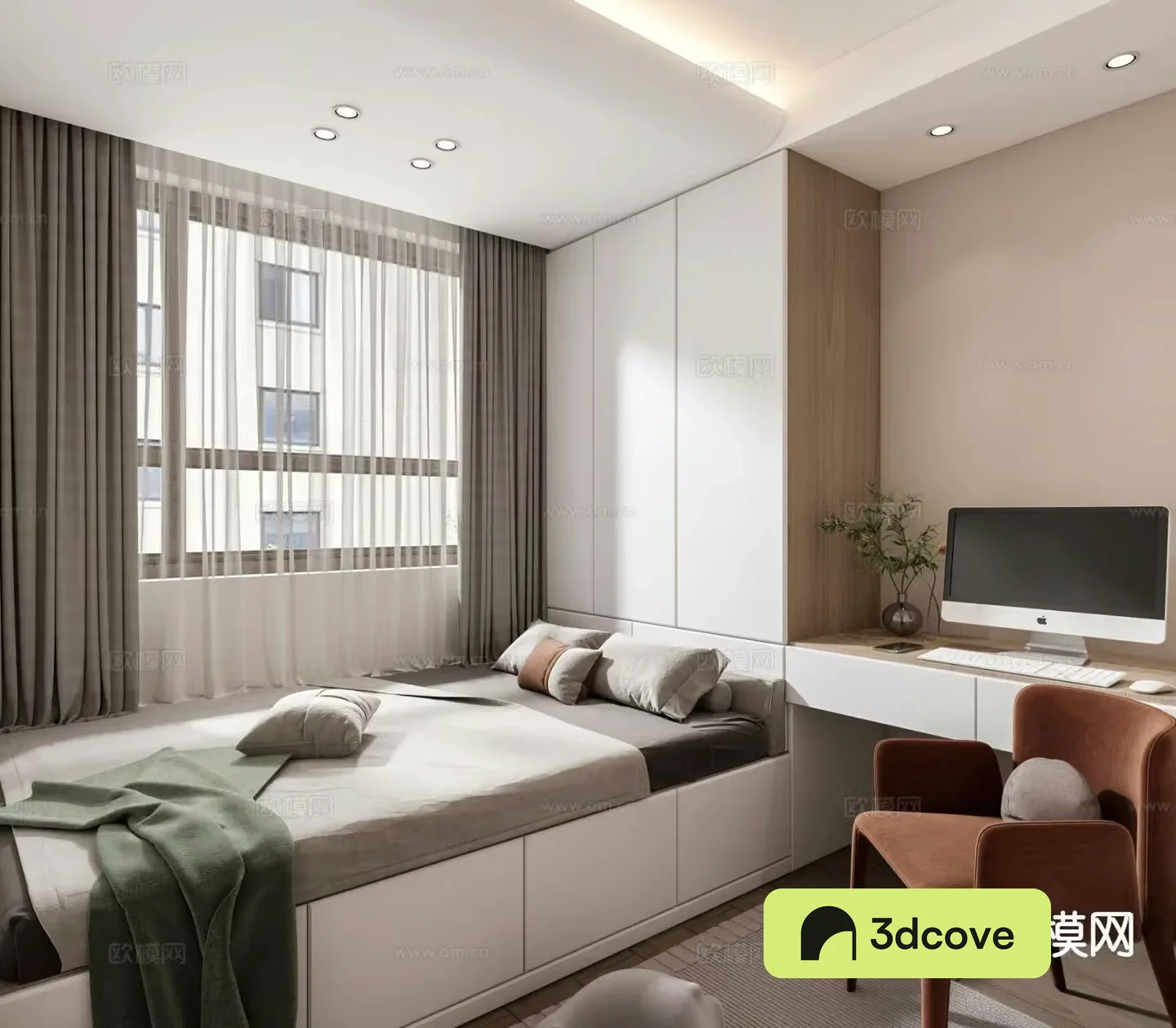 Modern tatami bedroom