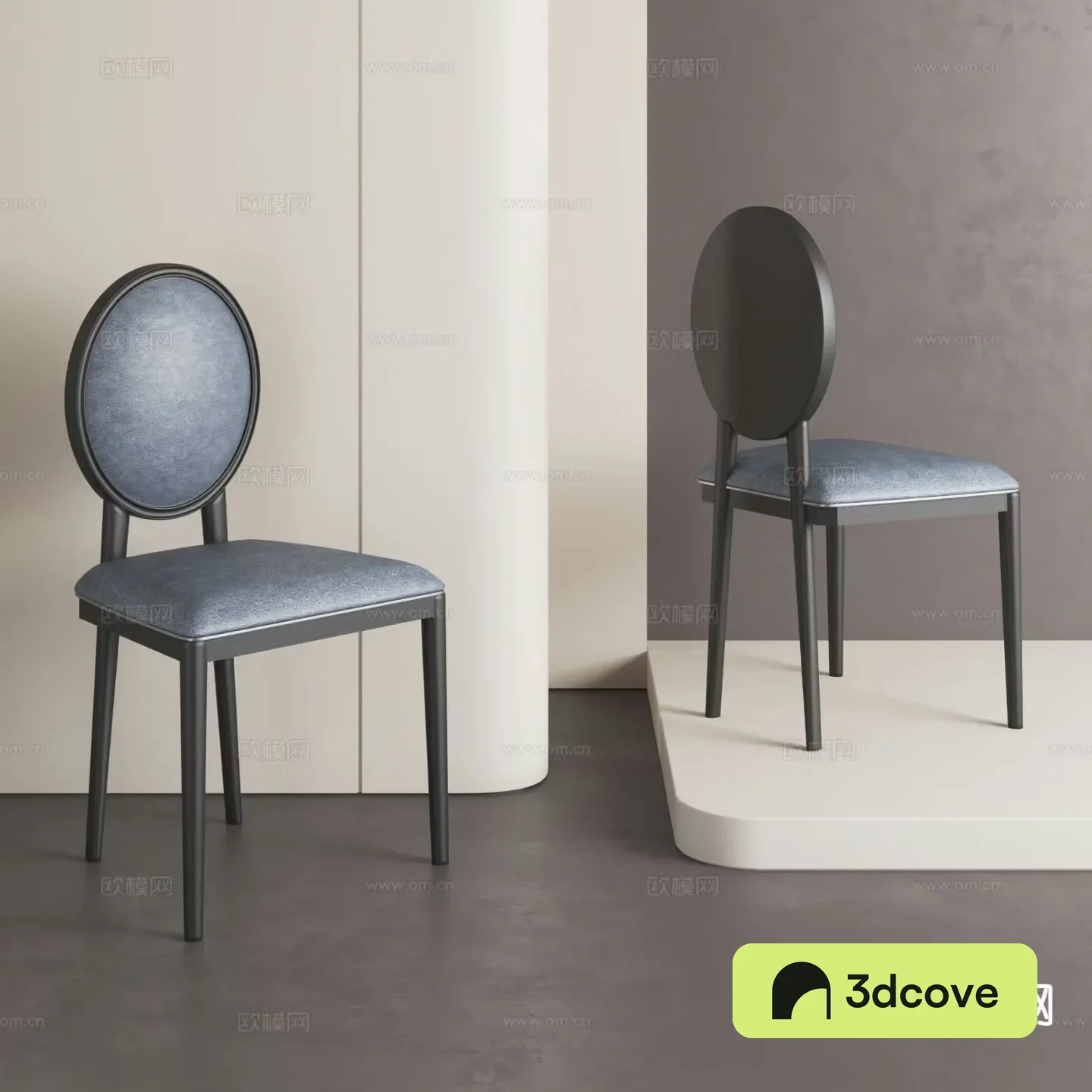 American dining chair single chair leather chair