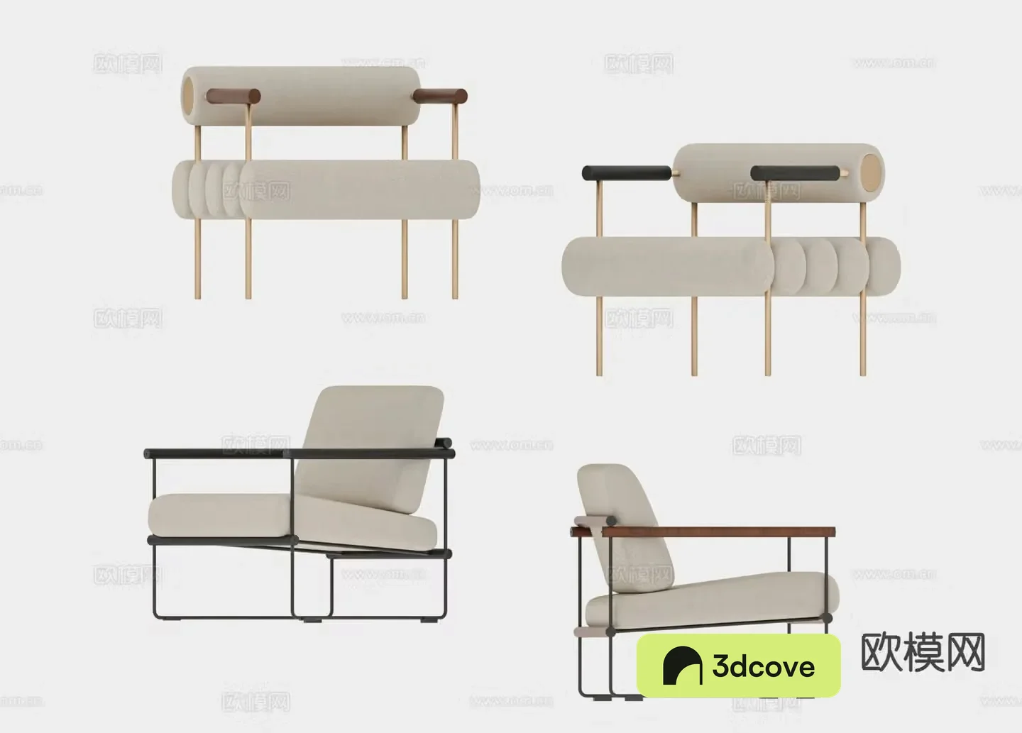 Modern sofa chair leisure chair