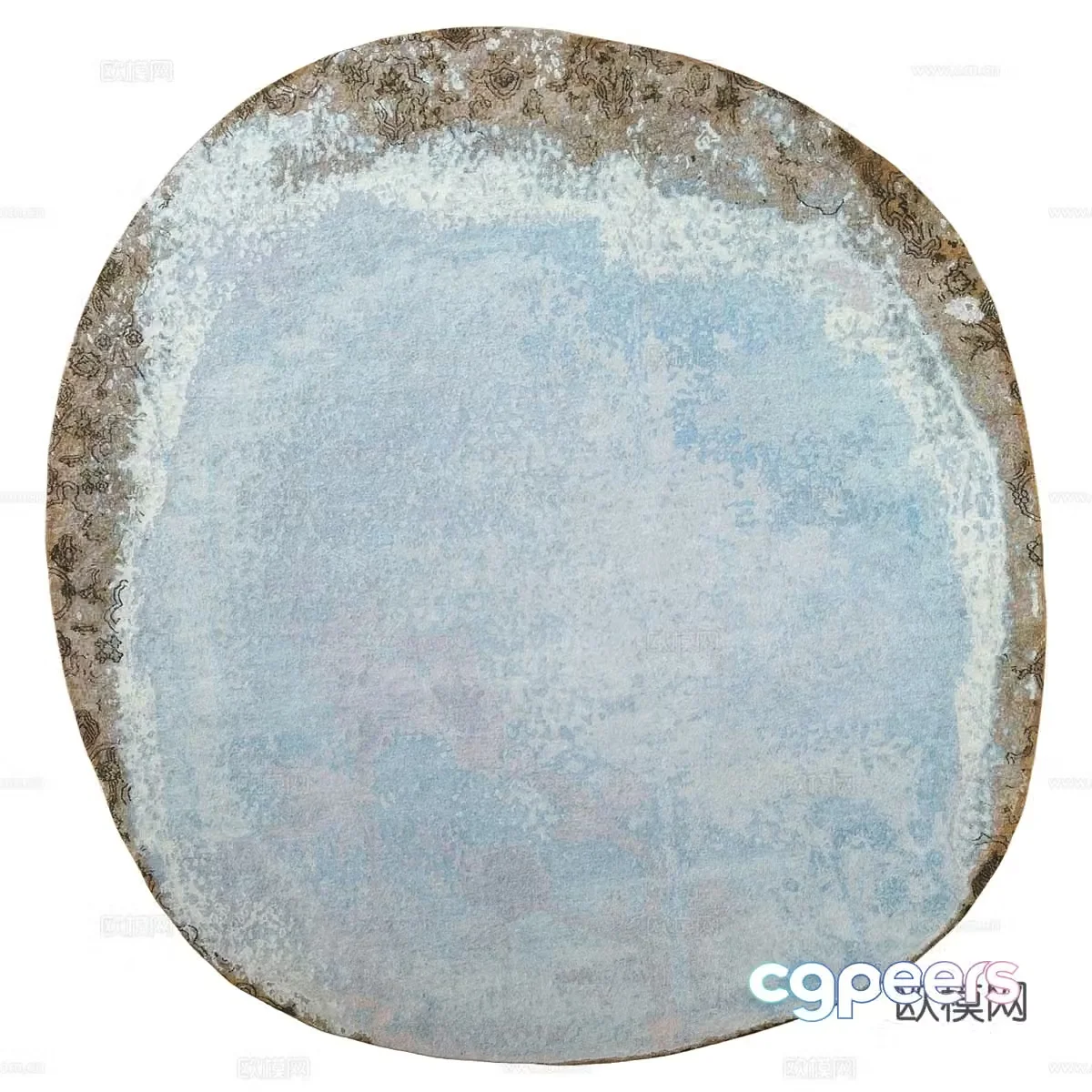 New Chinese style fabric carpet 3D model