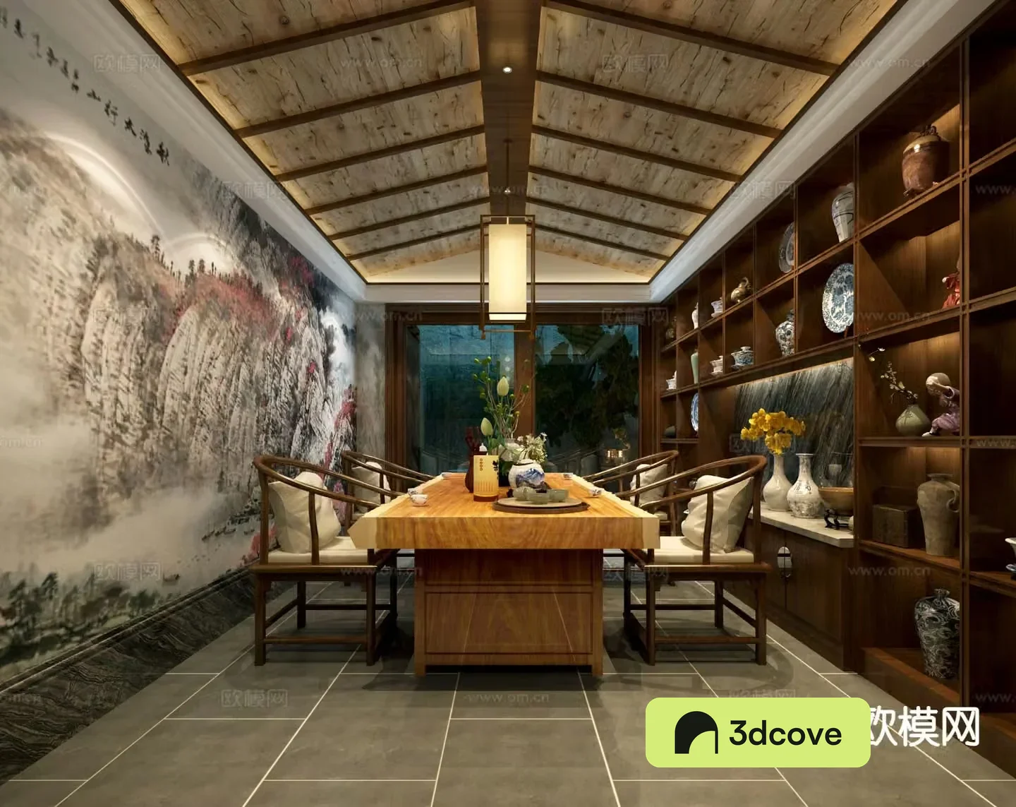 New Chinese tea room