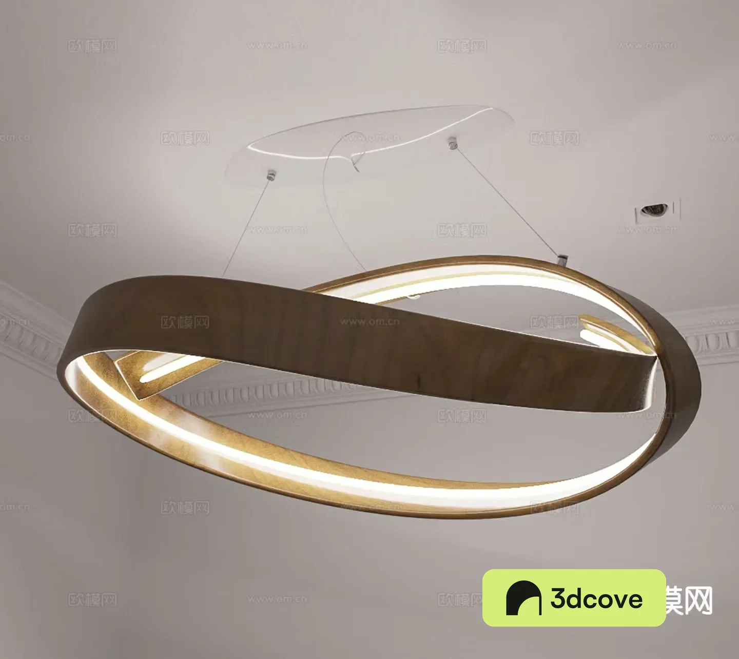 Modern interior chandelier