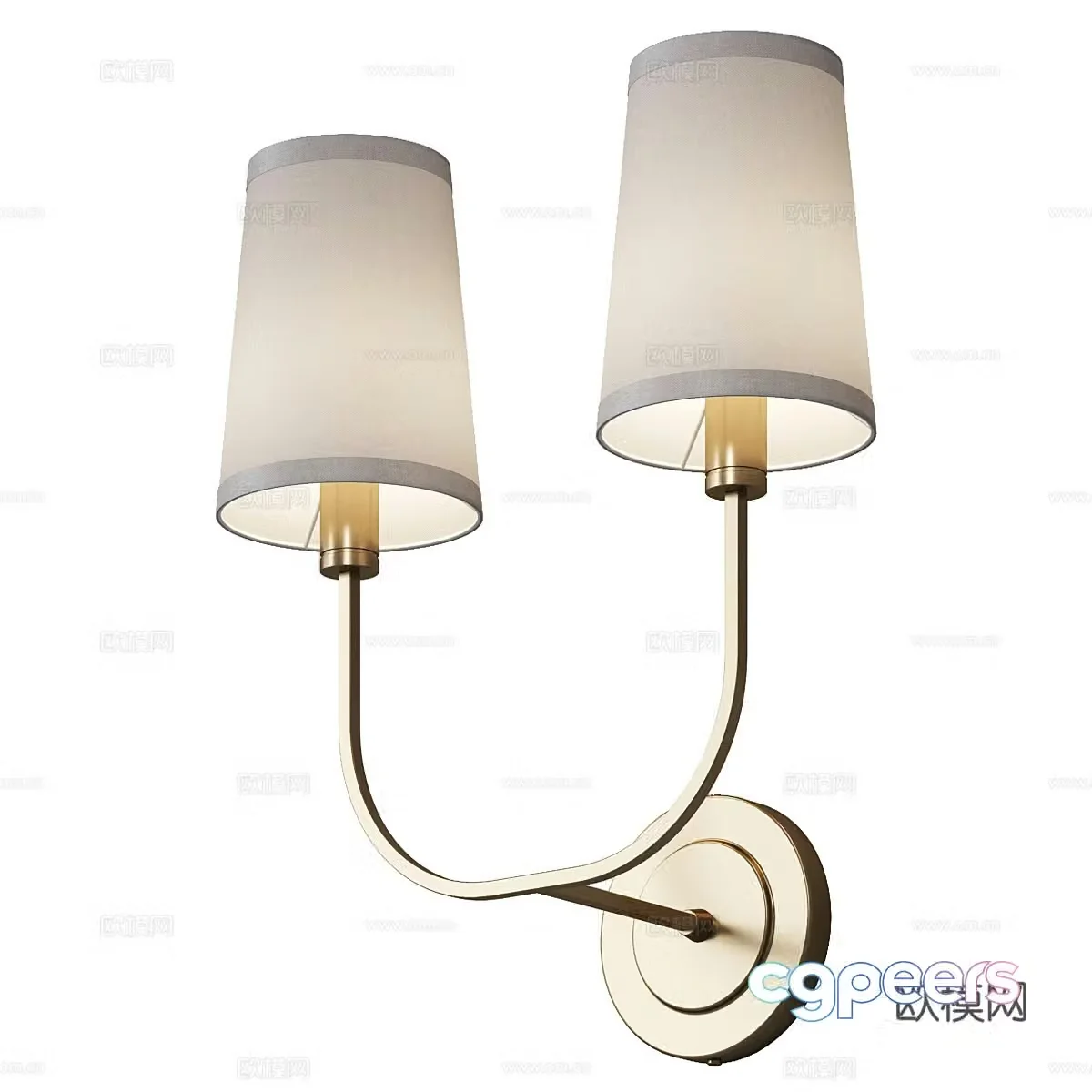 Modern wall lamp 3D model
