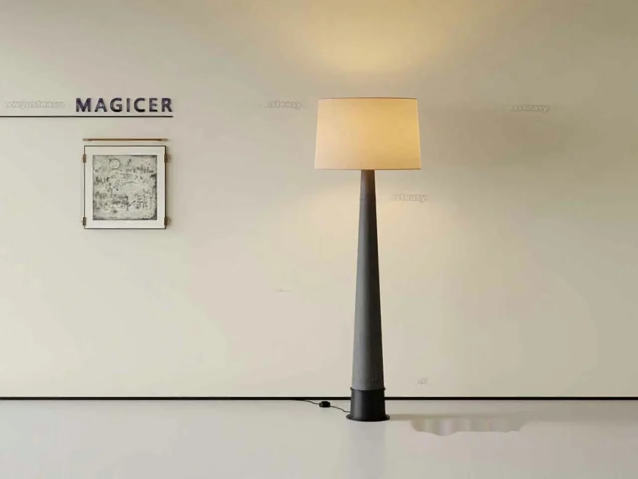 A Modern Lamp 3D Model – 6666 – CORONA Render