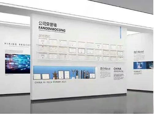 White Conference Wall 3D Model – 13863 – VRAY Render