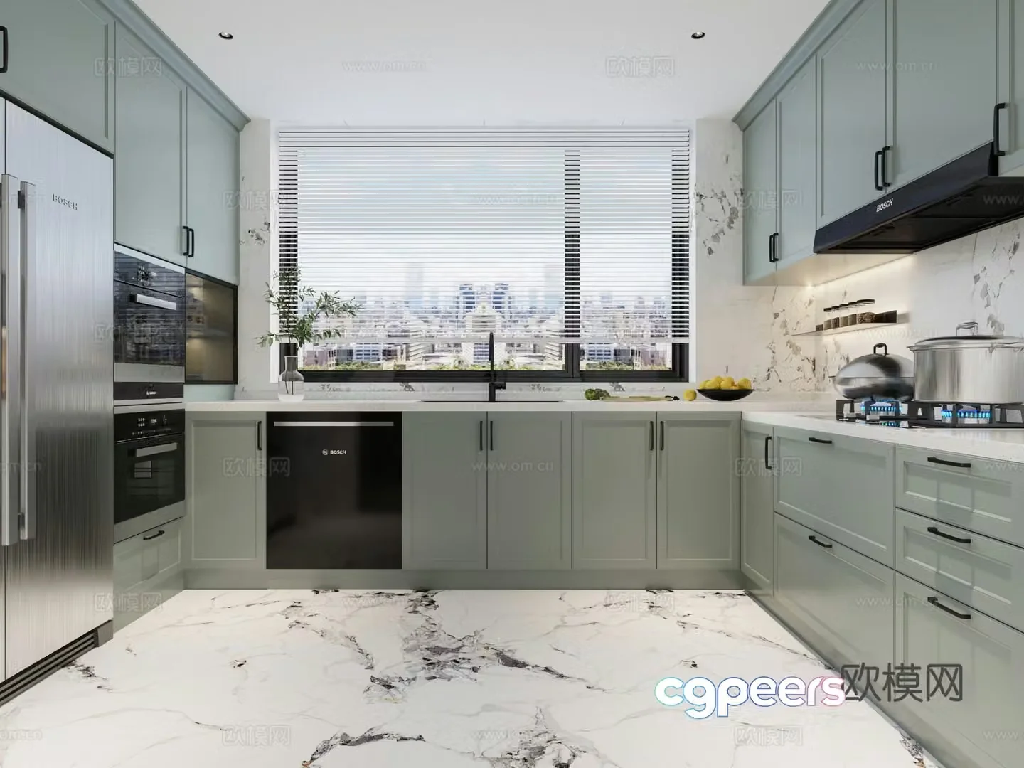 French kitchen 3d model