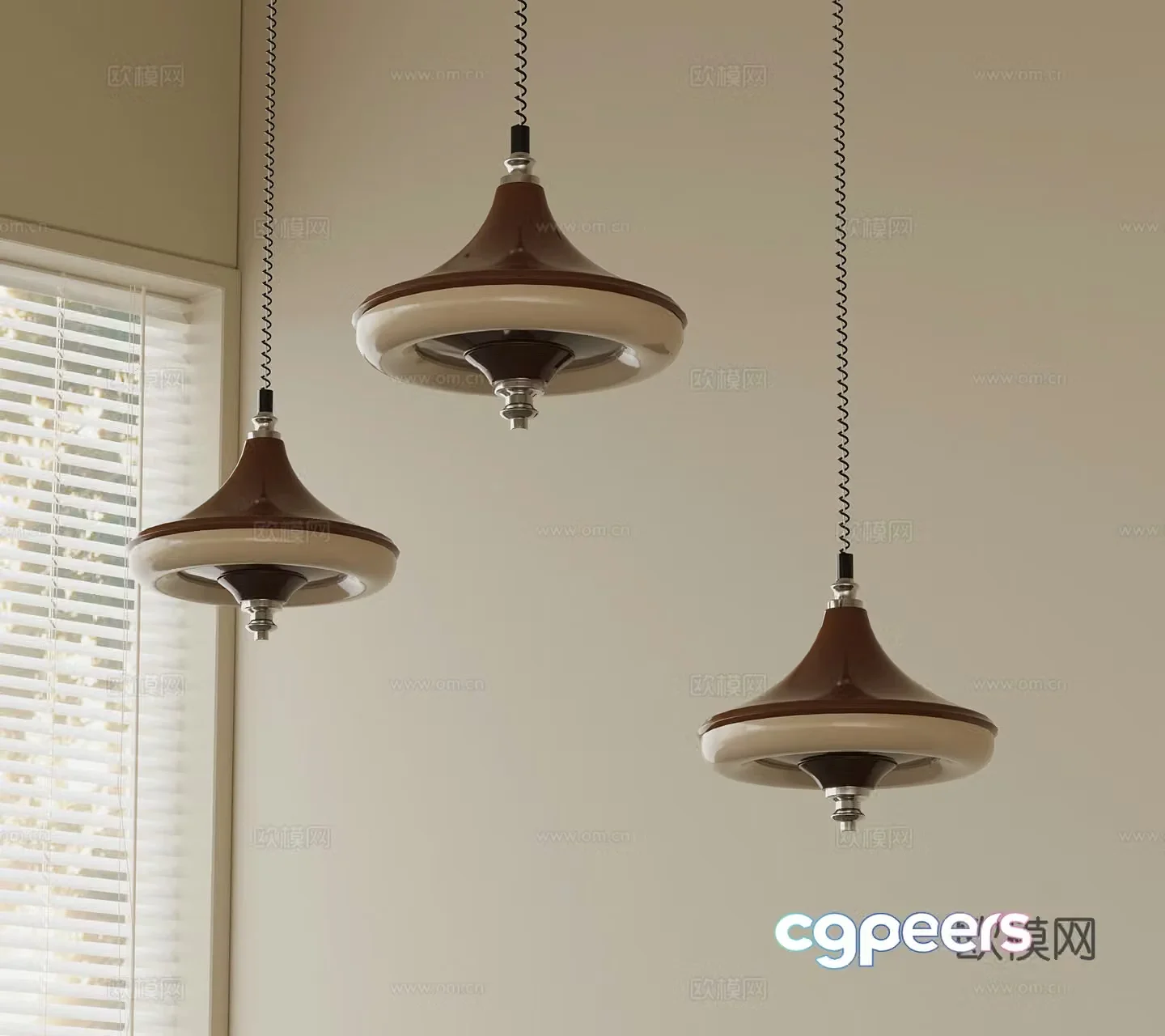 Chandelier medieval style small chandelier decorative lamp dining table lamp 3D model