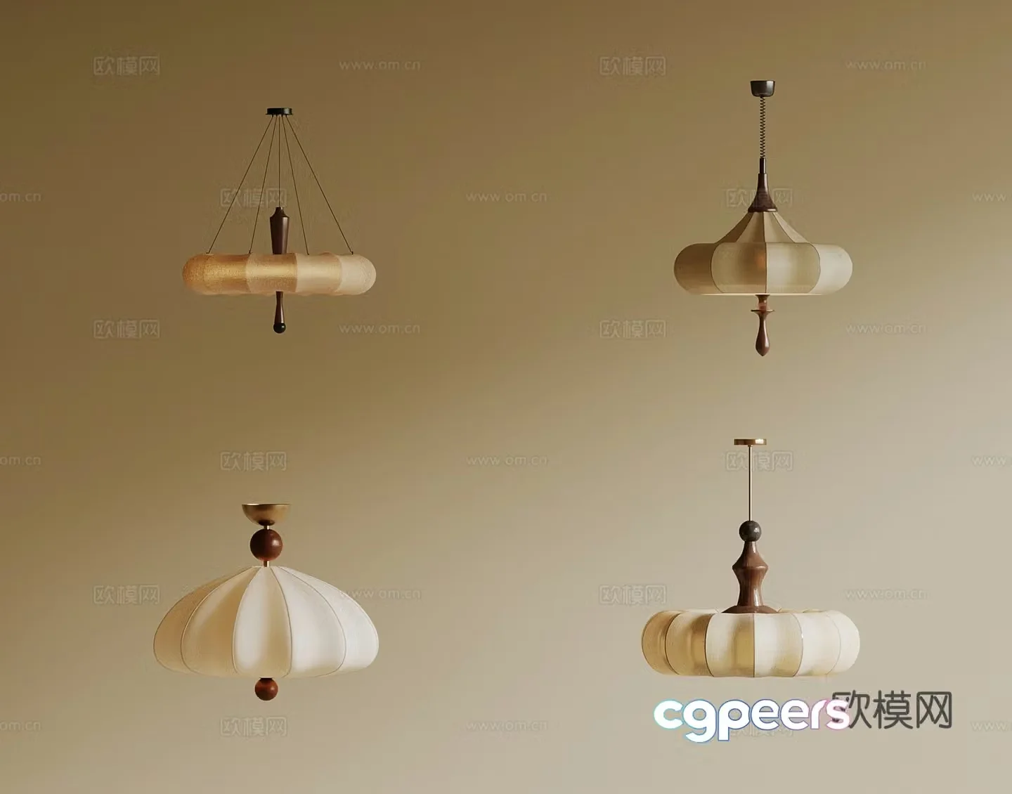 3D model of medieval style chandelier