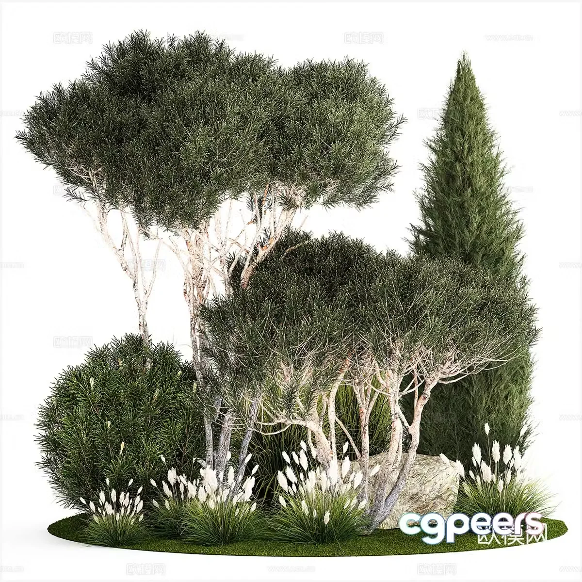Plant heap 3d model