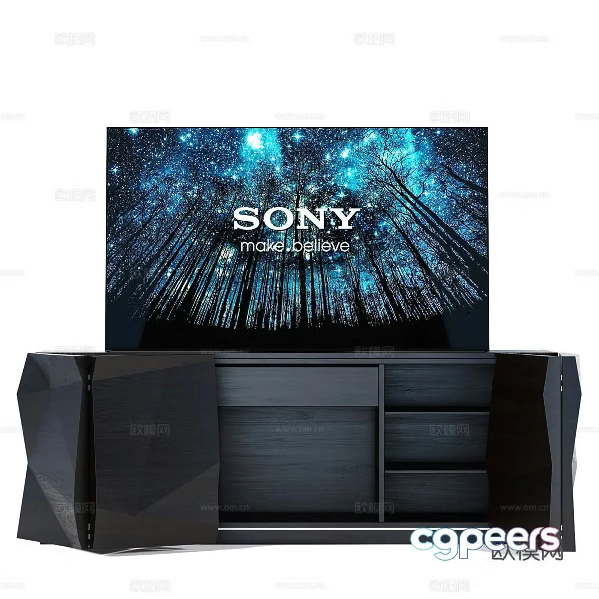 TV cabinet 3d model