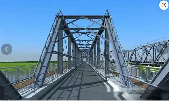 A Metal Bridge 3D Model – 5710 – VRAY Render