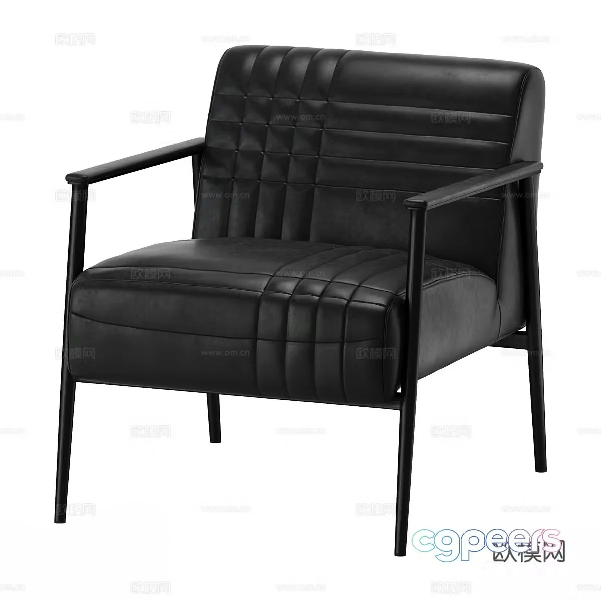 New Chinese style leisure chair 3d model