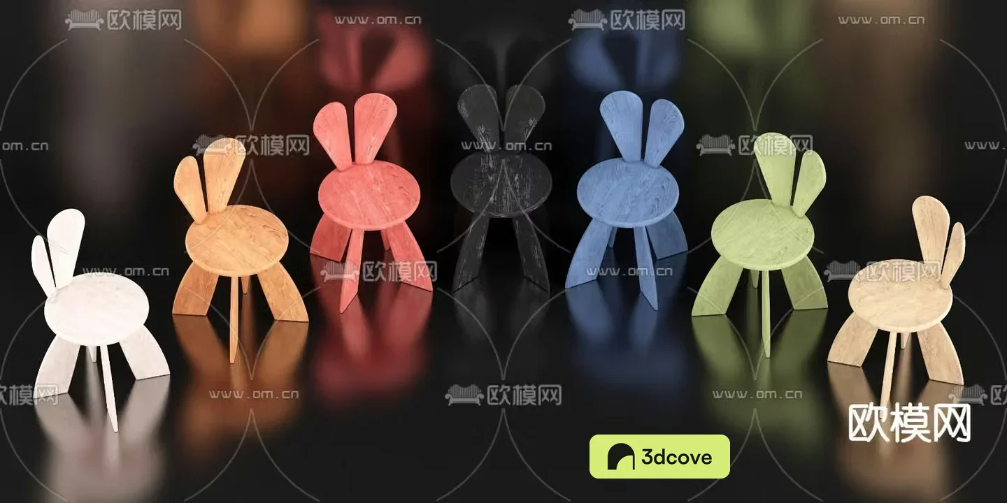 Rabbit ears chair children’s chair