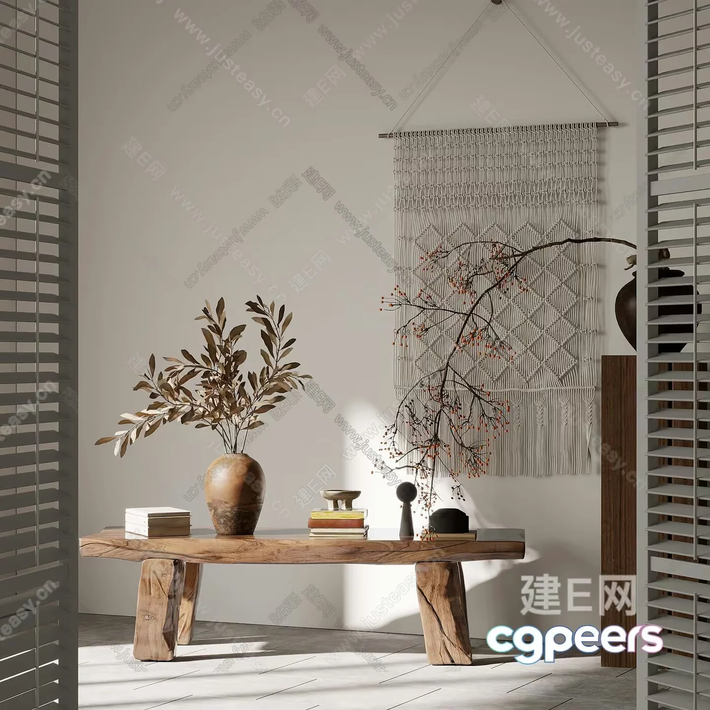 Modern Living Room 3D Model – 12189 – VRAY Render
