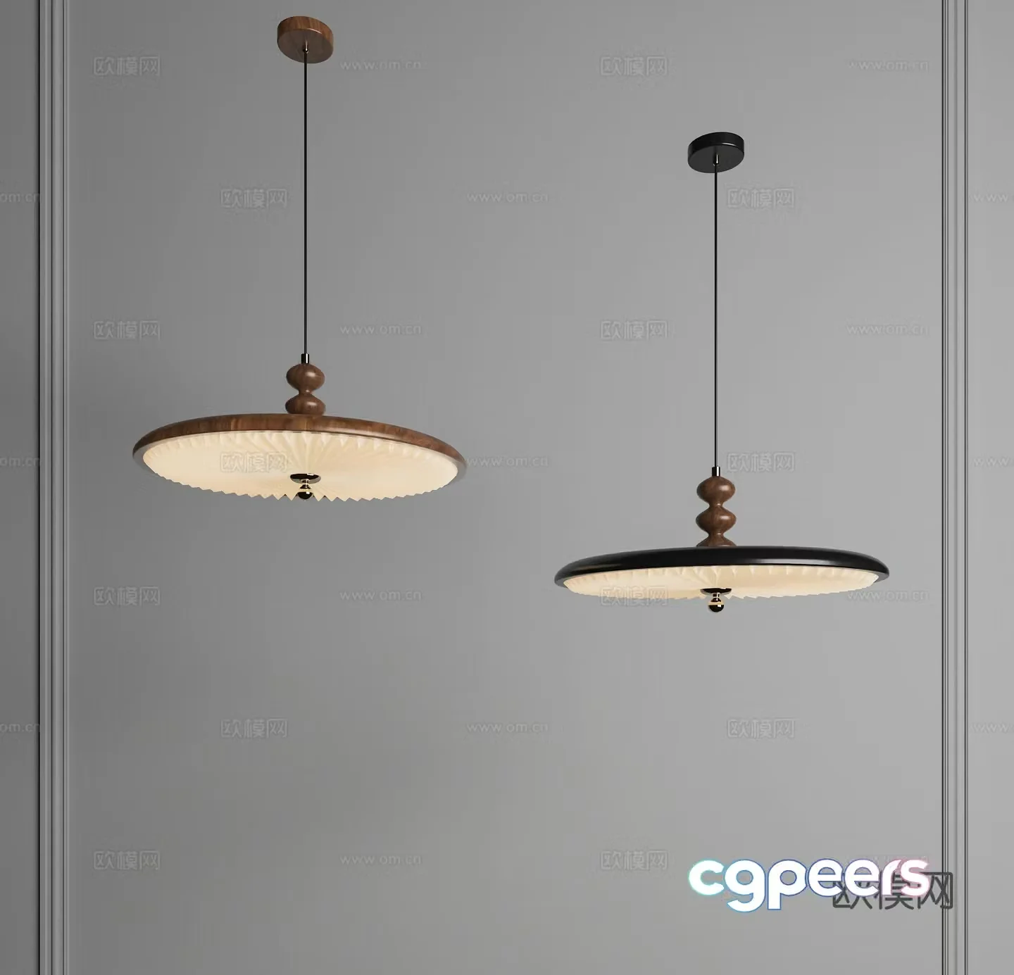 Decorative chandeliers Restaurant chandeliers Retro chandeliers UFO chandeliers Middle chandeliers Wasabi chandeliers 3D model