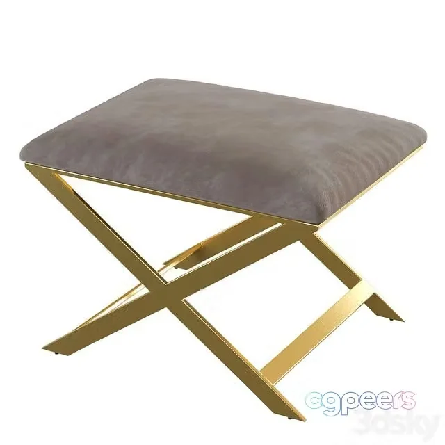 3ds Max Free – Lehome C145 Ottoman