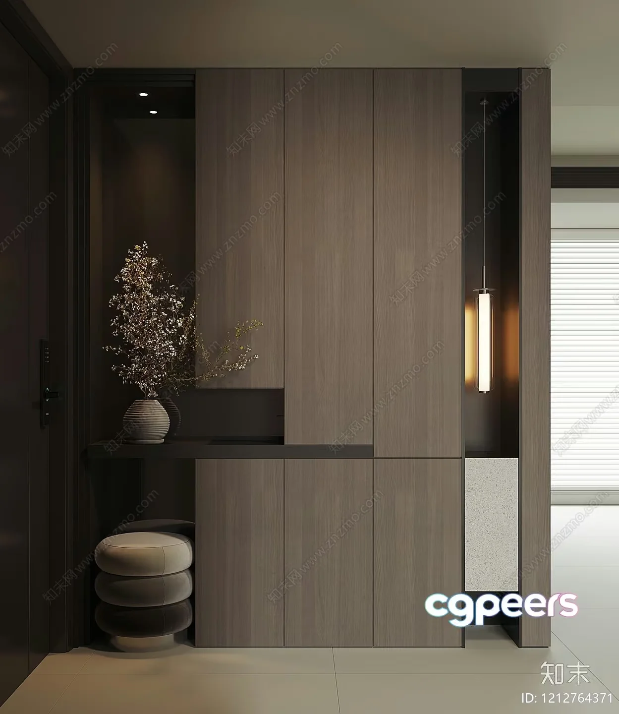 Modern Storage Unit 3D Model – 3004 – VRAY Render