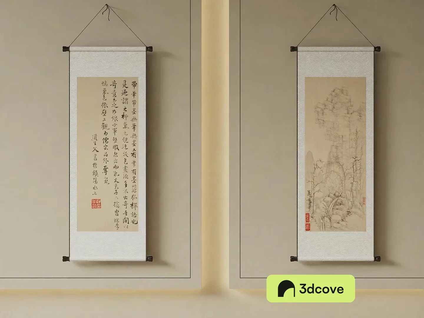 Asian Hanging Scrolls